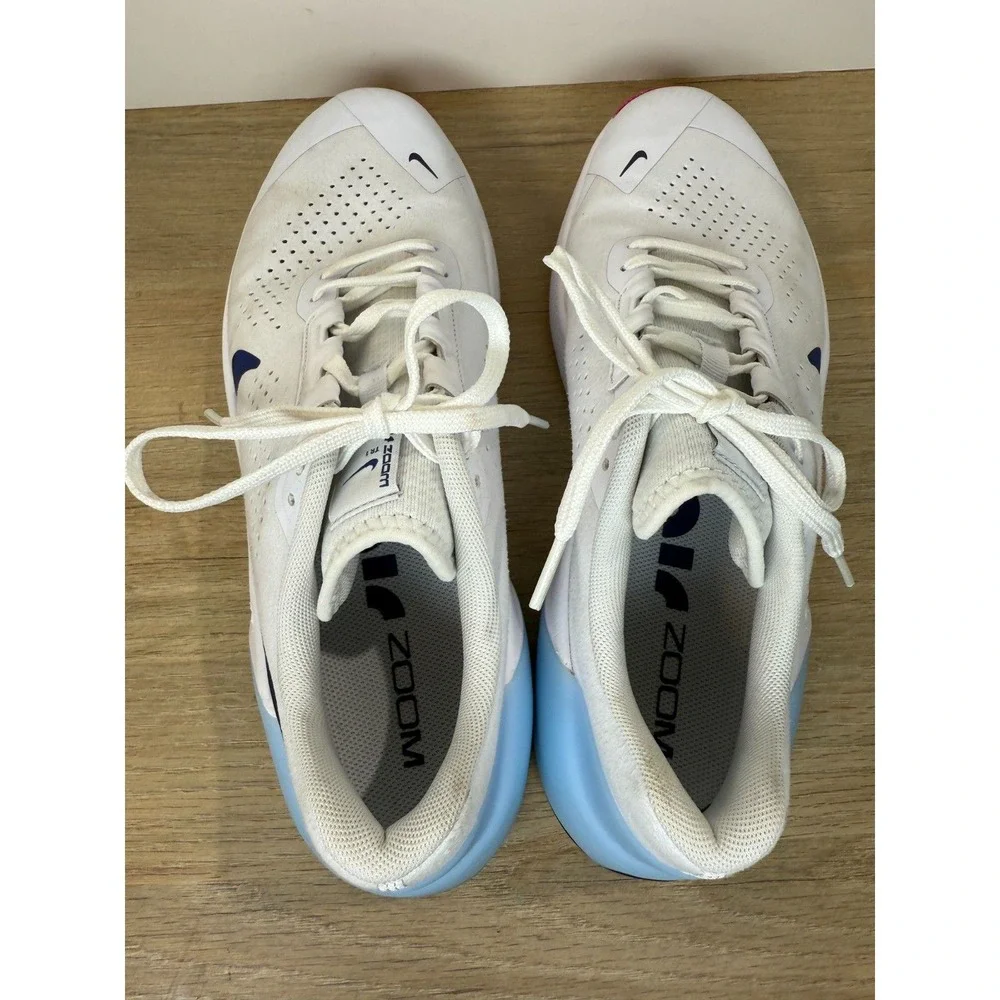 Nike Air Zoom Bella 6 Women Size 11 White Blue Pink Sneakers Training Shoes